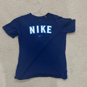 Nike Kids Navy Blue Short Sleeve Tee